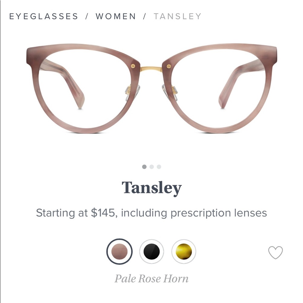 Warby Parker “Tansley” Frames